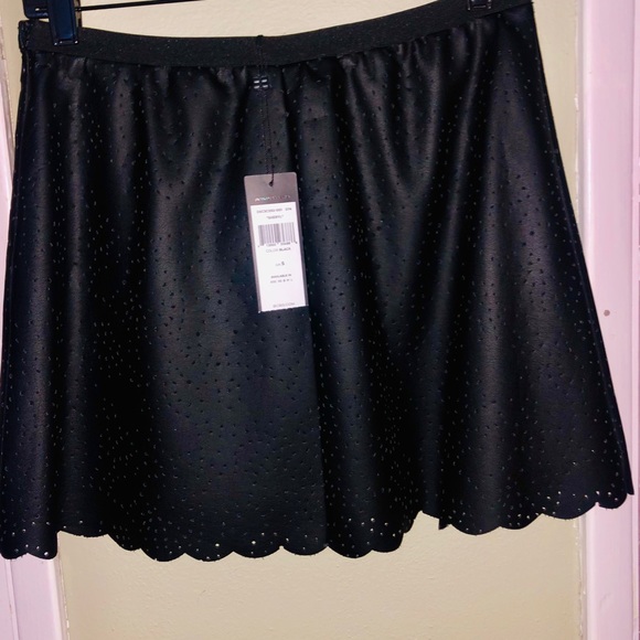 BCBG Max Azria Faux Leather Skirt- S - Picture 2 of 2